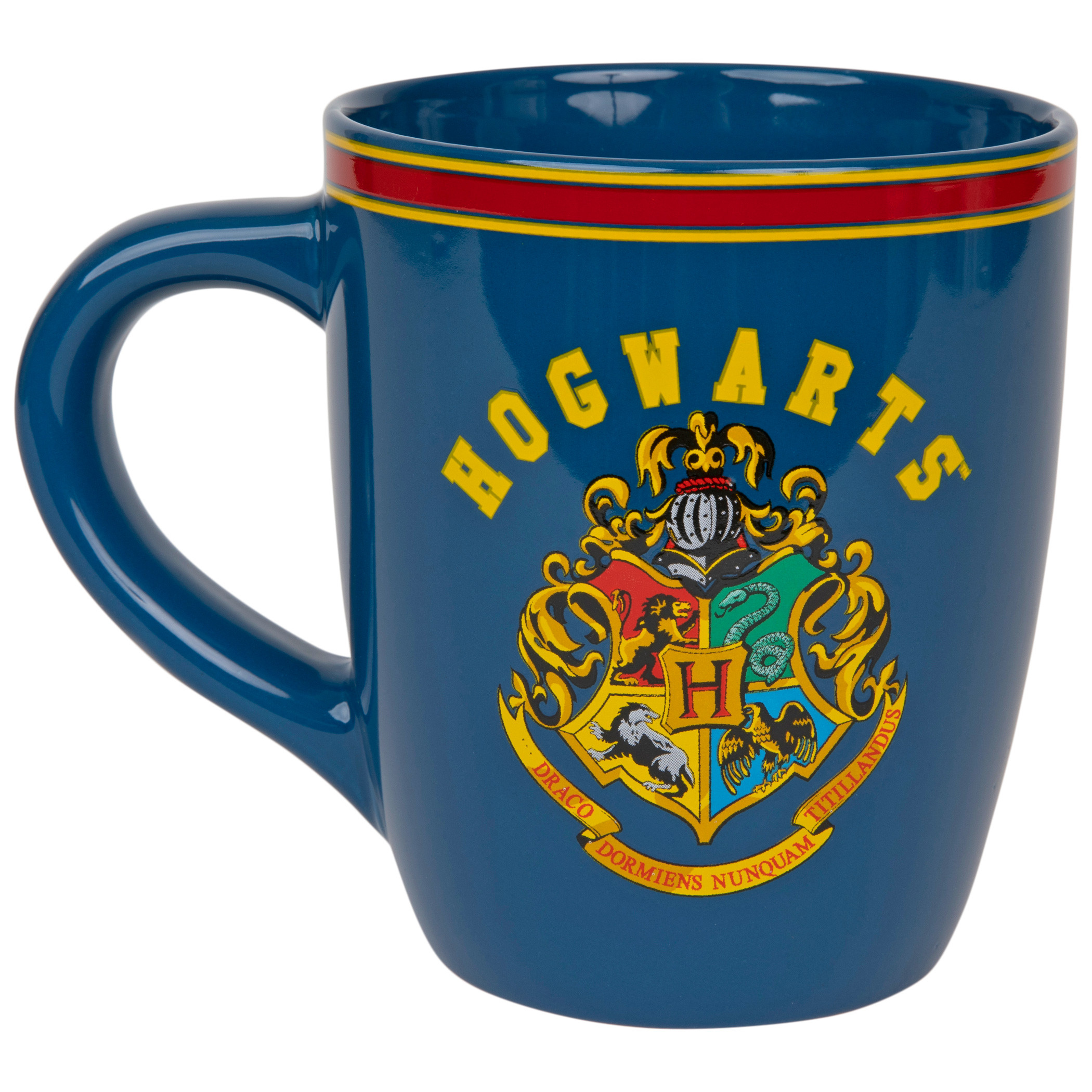 Harry Potter Hogwarts Crest And Stripes 25oz Ceramic Mug